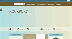 Desktop Screenshot of cityofrockport.com